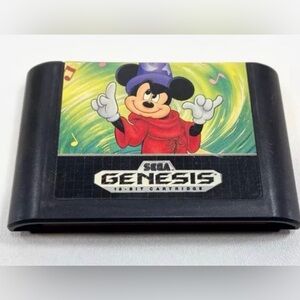 Fantasia (Sega Genesis, 1991) Mickey Mouse Perfect Tested Plays Great
